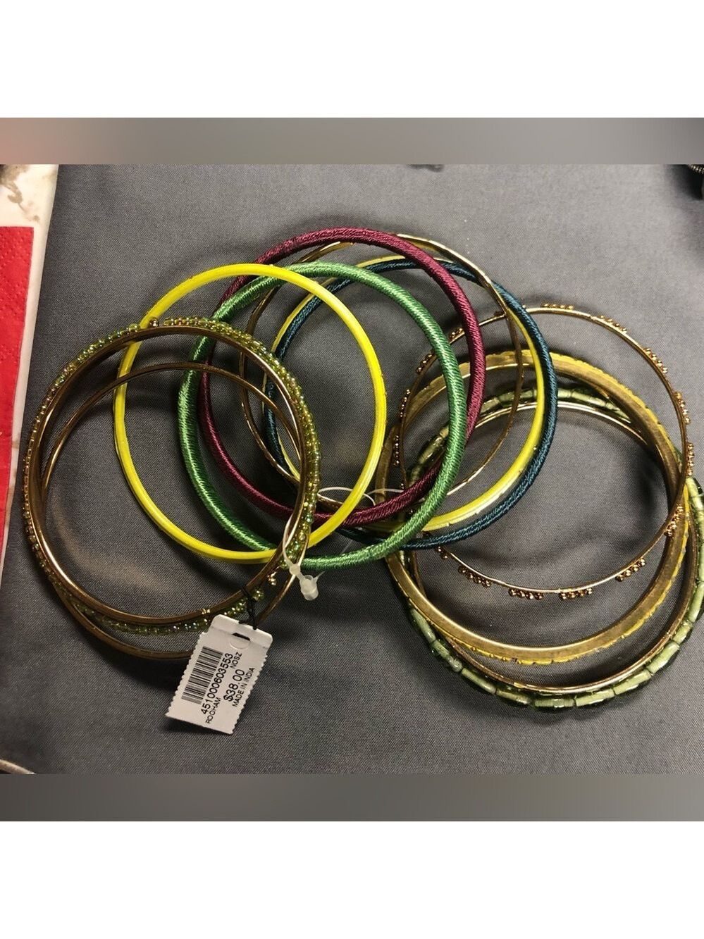CHICO’s Elegant Multicolor 11 Piece Bangle Set NWT